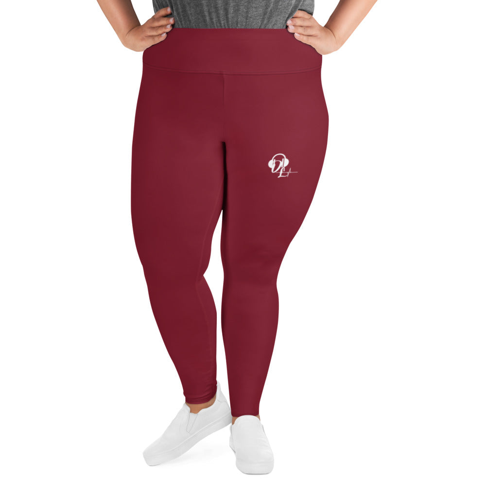 Red Plus Size Leggings