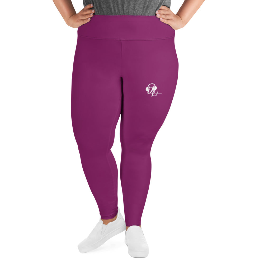 Fuchsia Plus Size Leggings