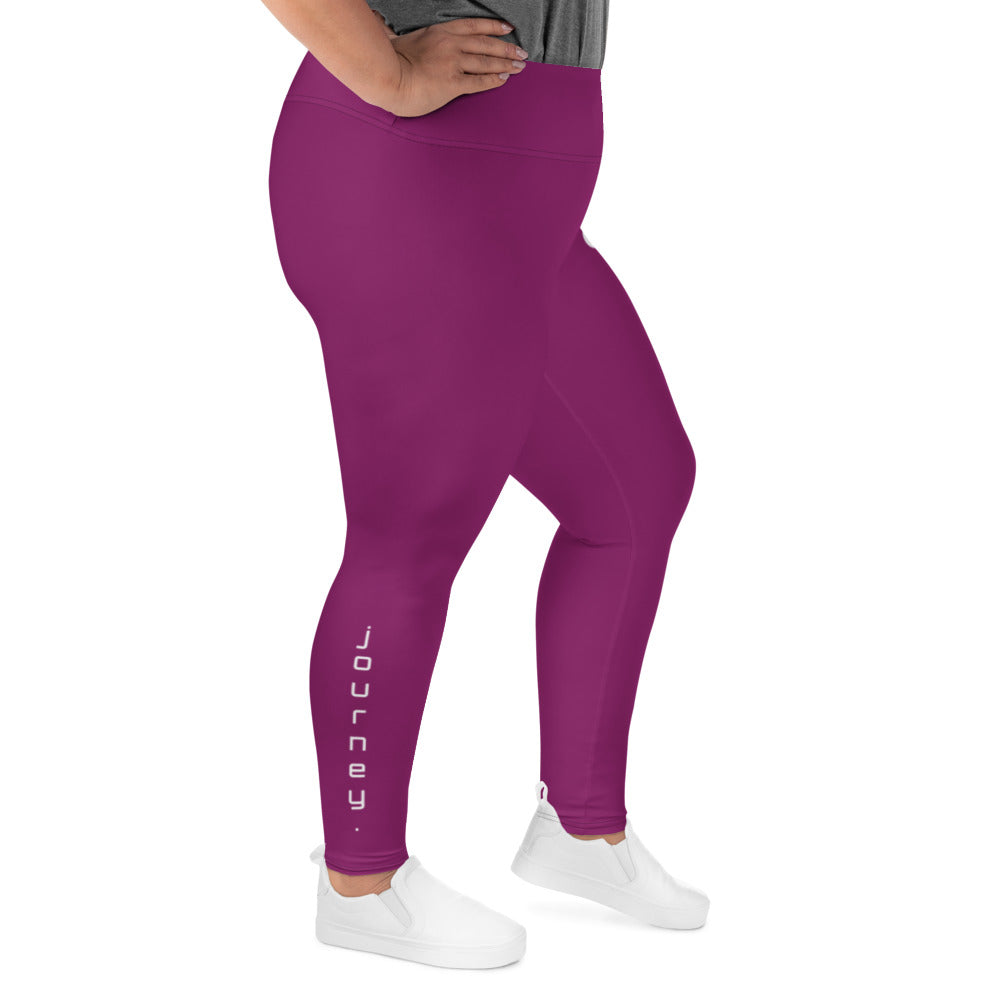 Fuchsia Plus Size Leggings