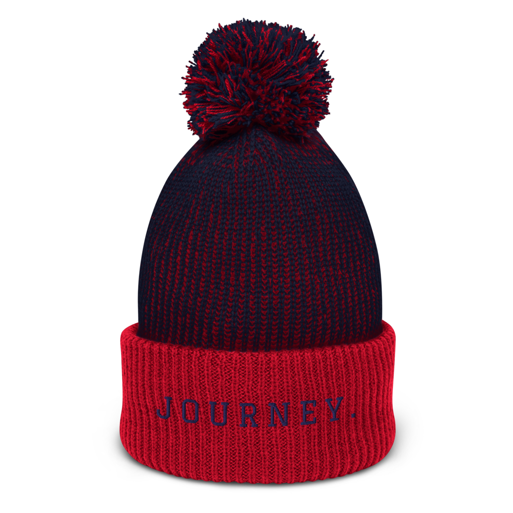 Journey Pom-Pom Navy/Red