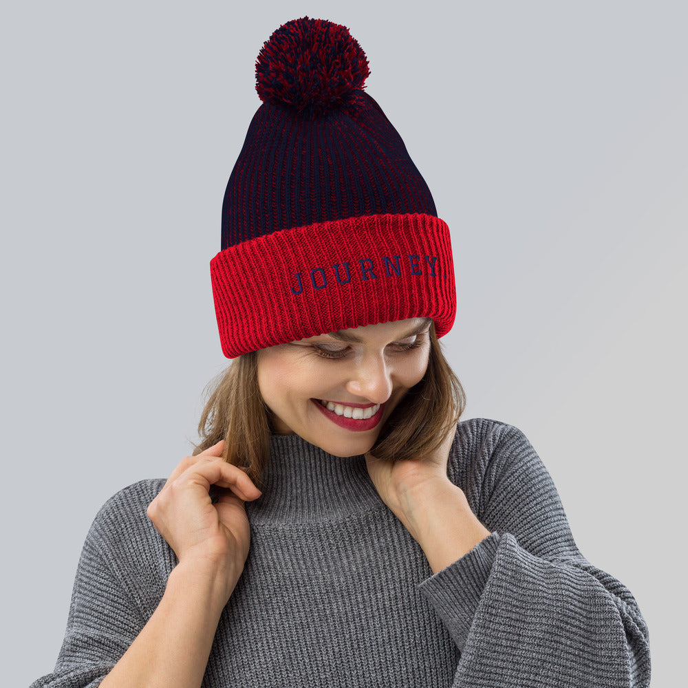 Journey Pom-Pom Navy/Red